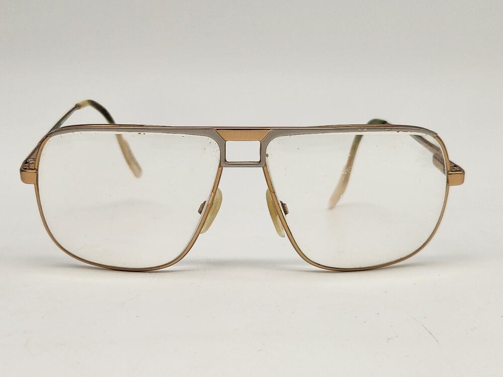 Vintage Gucci Aviator Eyeglasses Gold Frames Mens